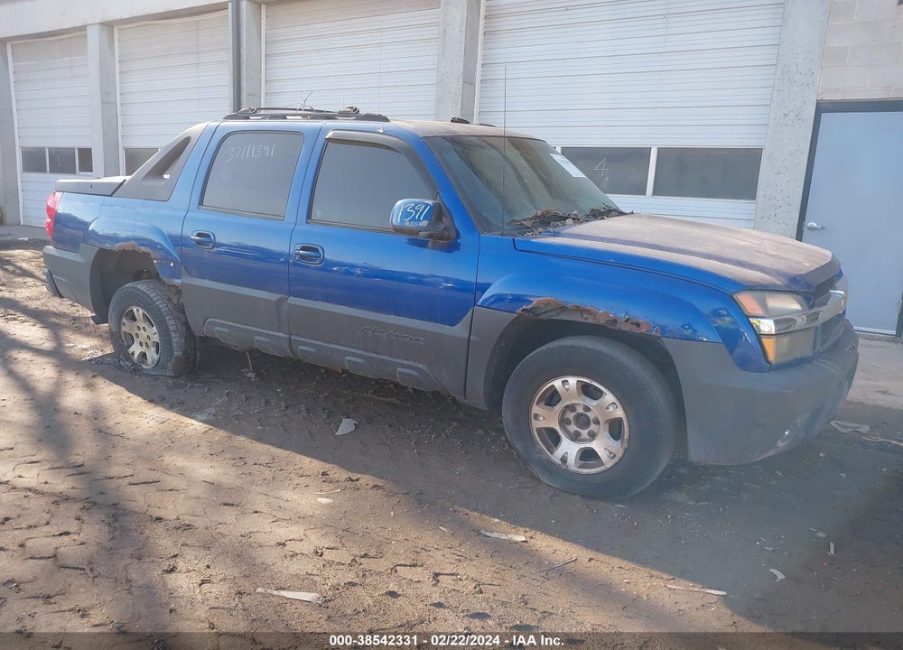 2003 CHEVROLET AVALANCHE 1500 VIN: 3GNEK13T83G187815