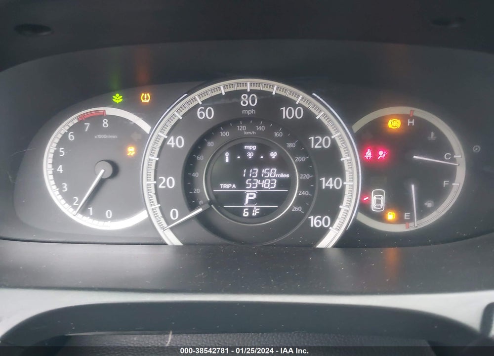 2013 HONDA ACCORD LX VIN: 1HGCR2F39DA101264