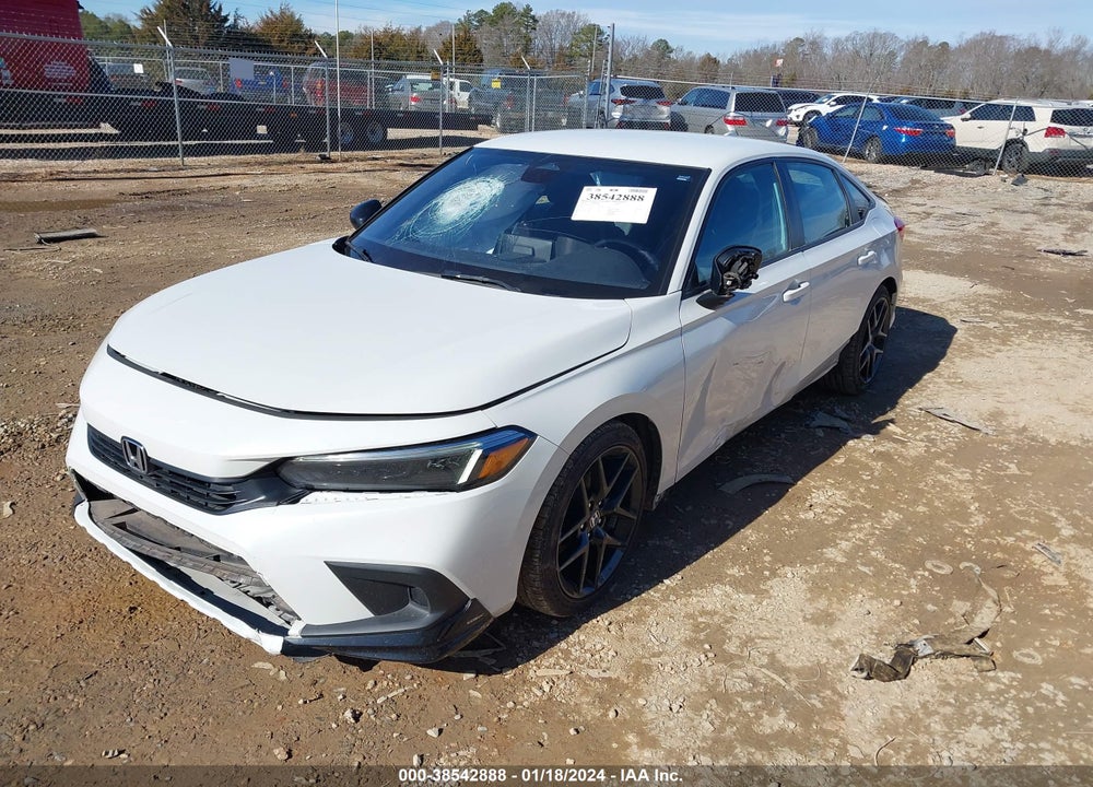 2022 HONDA CIVIC SPORT VIN: 2HGFE2F50NH595138