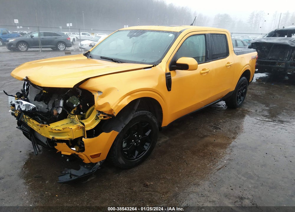 2022 FORD MAVERICK LARIAT VIN: 3FTTW8F97NRA66133
