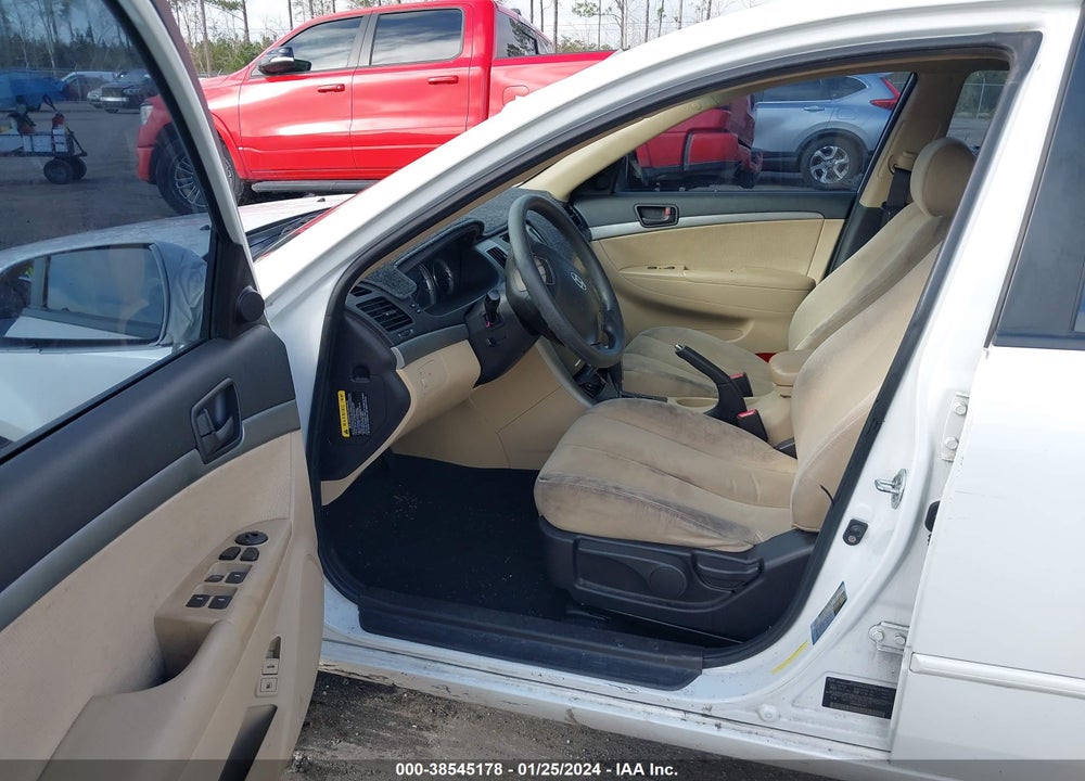 2009 HYUNDAI SONATA GLS VIN: 5NPET46C19H515711