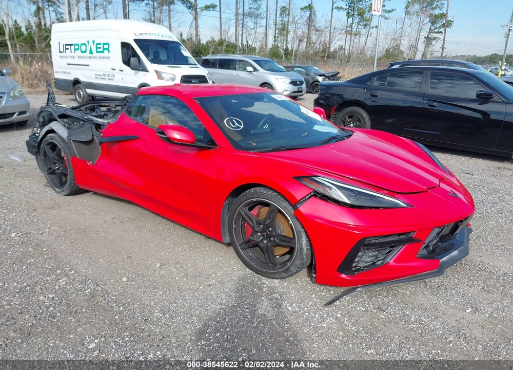 2020 CHEVROLET CORVETTE STINGRAY RWD 2LT VIN: 1G1Y73D40L5112696