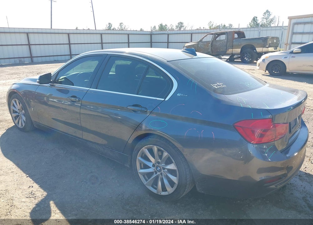 2017 BMW 330E IPERFORMANCE VIN: WBA8E1C35HA158594