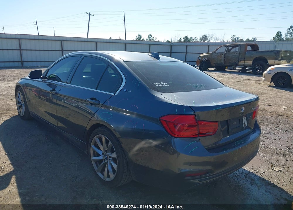 2017 BMW 330E IPERFORMANCE VIN: WBA8E1C35HA158594