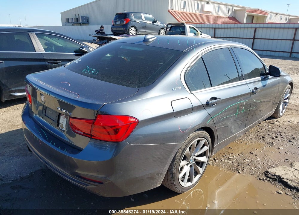 2017 BMW 330E IPERFORMANCE VIN: WBA8E1C35HA158594