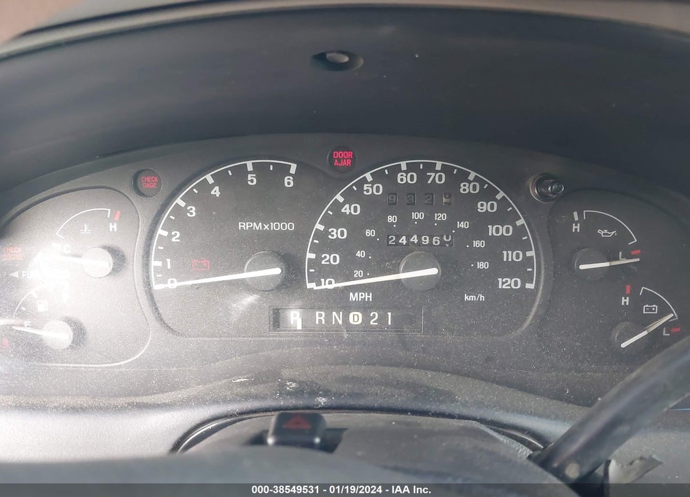 1998 FORD EXPLORER EDDIE BAUER/LIMITED/XLT VIN: 1FMZU35P0WZB46644