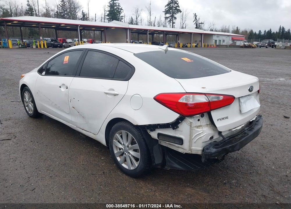 2016 KIA FORTE LX VIN: KNAFX4A66G5506197