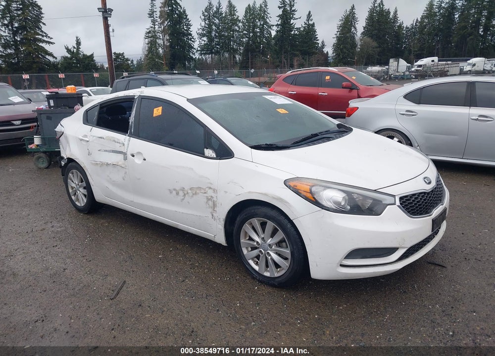2016 KIA FORTE LX VIN: KNAFX4A66G5506197