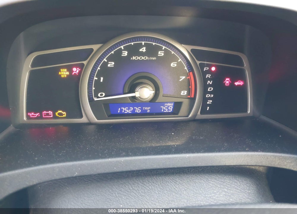 2008 HONDA CIVIC LX VIN: 1HGFA165X8L011387