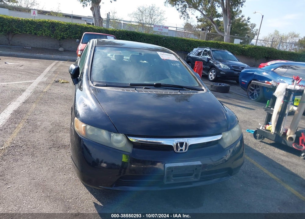 2008 HONDA CIVIC LX VIN: 1HGFA165X8L011387