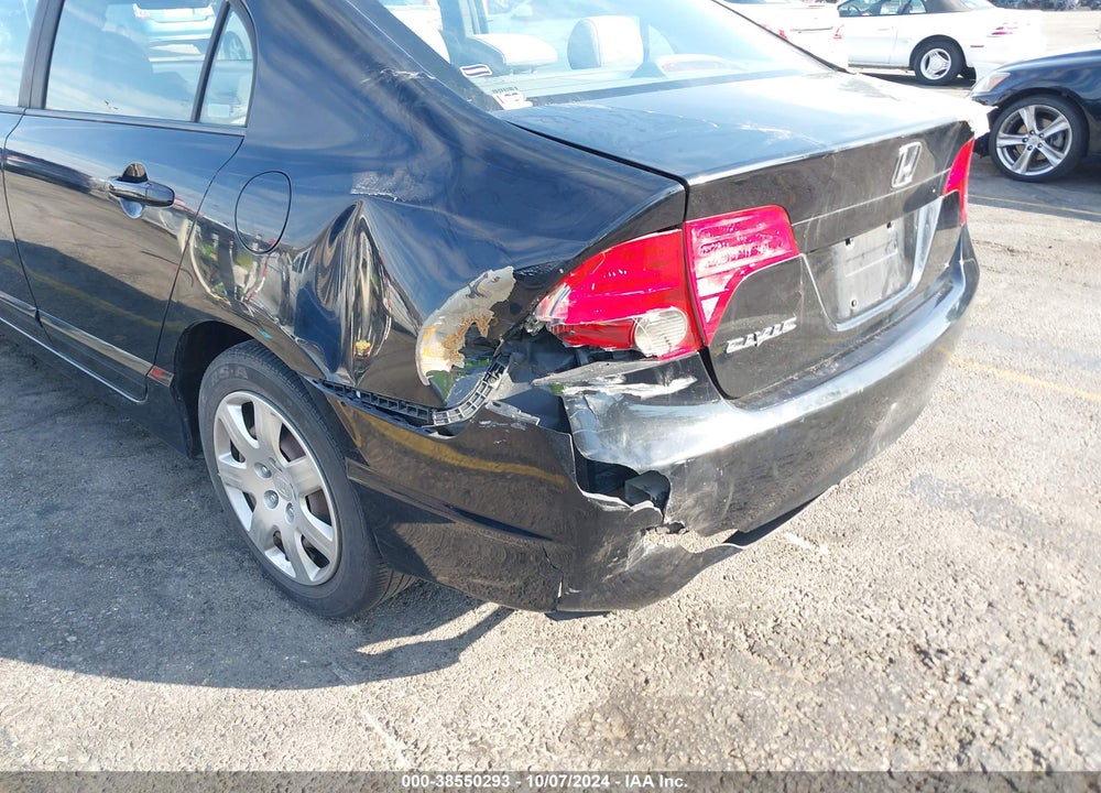 2008 HONDA CIVIC LX VIN: 1HGFA165X8L011387