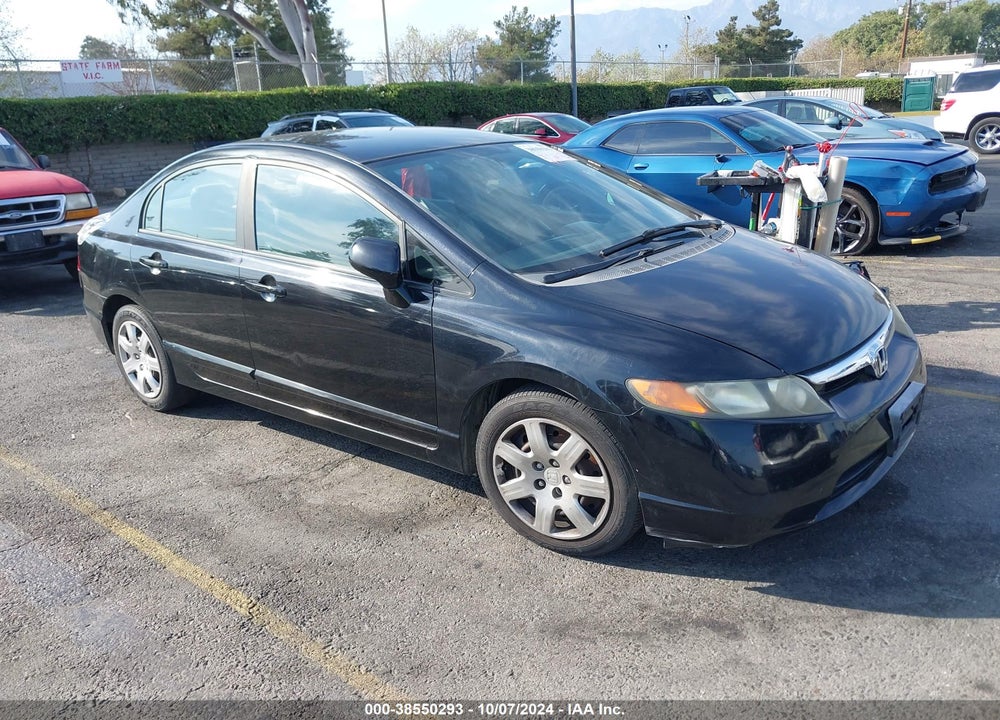 2008 HONDA CIVIC LX VIN: 1HGFA165X8L011387