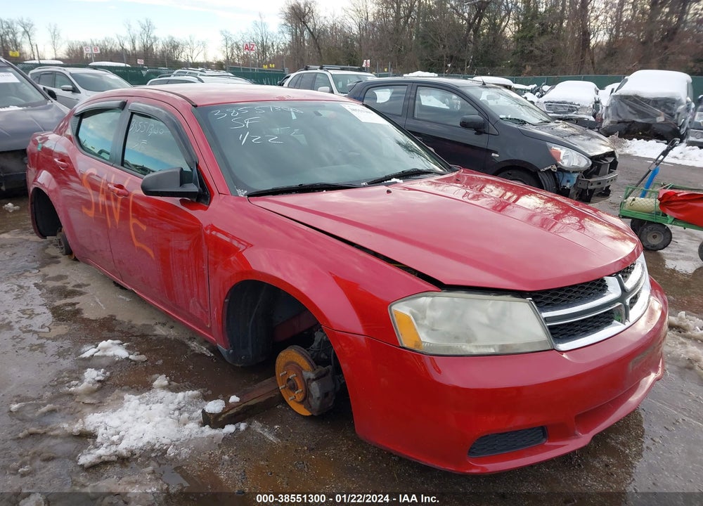 2013 DODGE AVENGER SE VIN: 1C3CDZAB2DN753094
