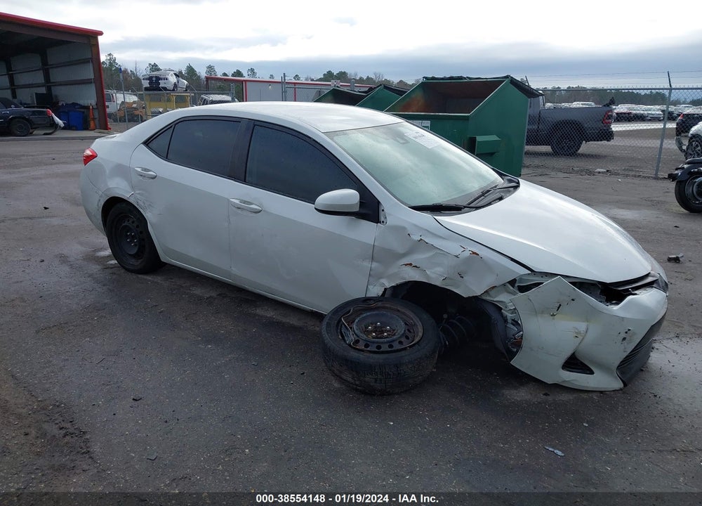 2019 TOYOTA COROLLA LE VIN: 5YFBURHE9KP862384