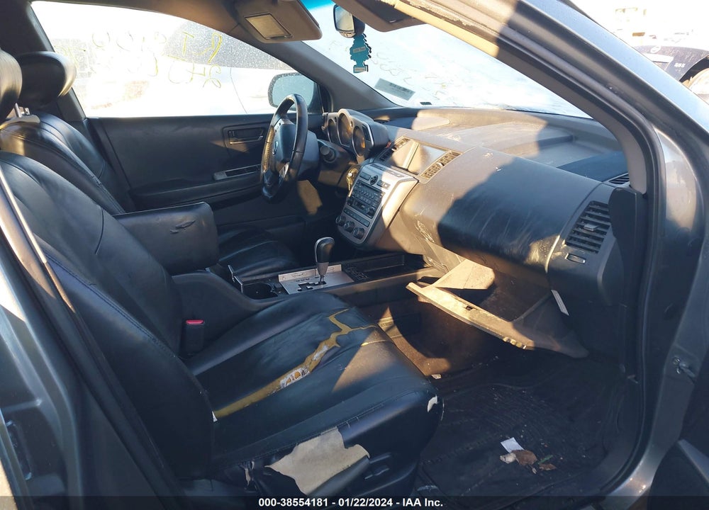 2005 NISSAN MURANO SE VIN: JN8AZ08W85W423629