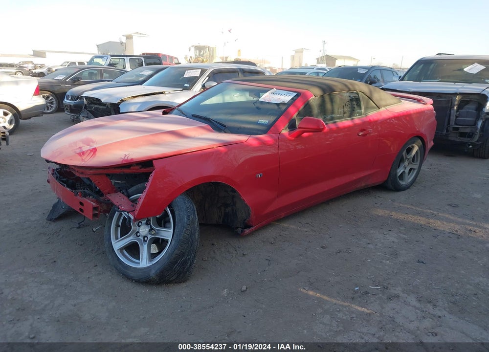 2020 CHEVROLET CAMARO RWD 1LT VIN: 1G1FB3DX1L0105527