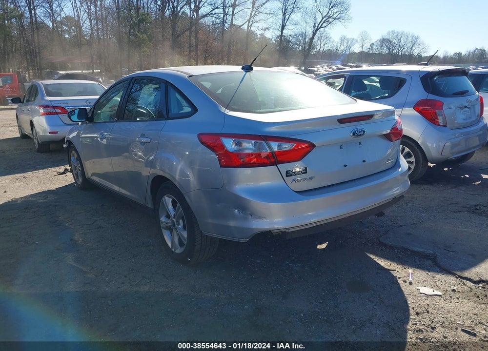 2013 FORD FOCUS SE VIN: 1FADP3F26DL122041