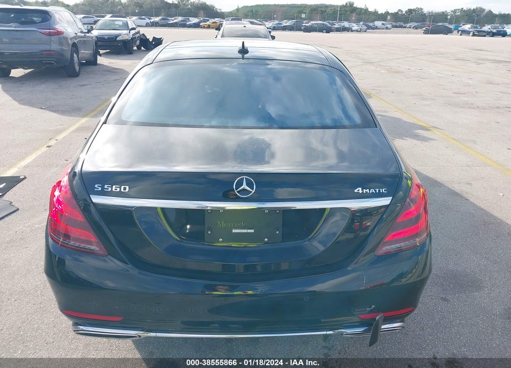 2019 MERCEDES-BENZ S 560 4MATIC VIN: WDDUG8GB7KA461413