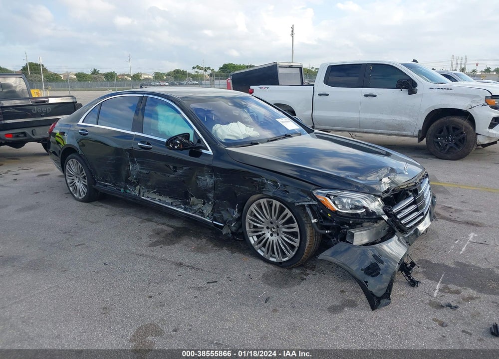 2019 MERCEDES-BENZ S 560 4MATIC VIN: WDDUG8GB7KA461413