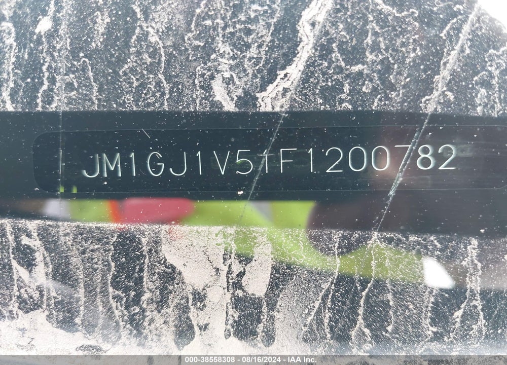2015 MAZDA 6 I TOURING VIN: JM1GJ1V51F1200782