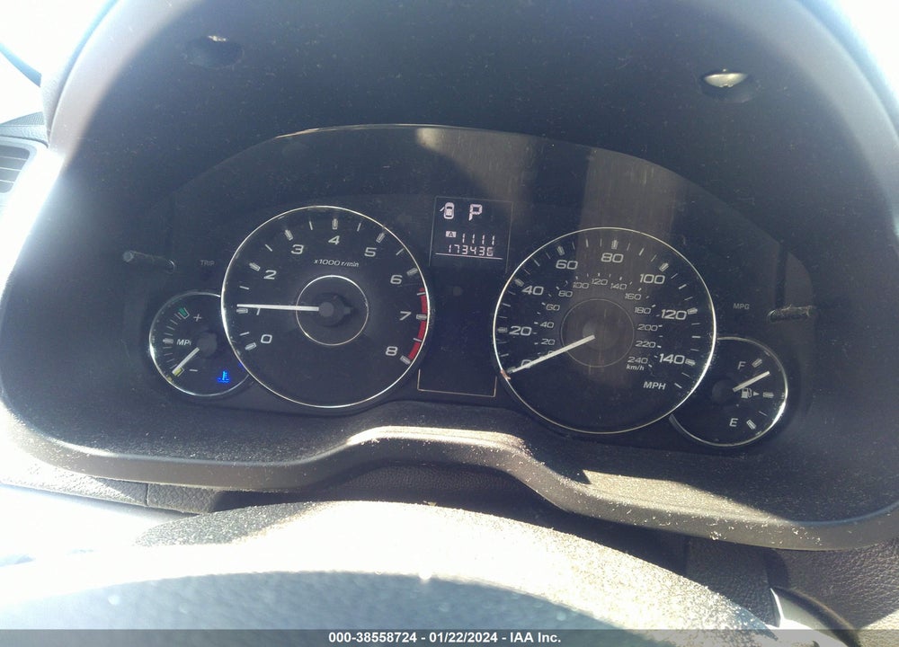 2012 SUBARU OUTBACK 2.5I PREMIUM VIN: 4S4BRBCCXC3238095