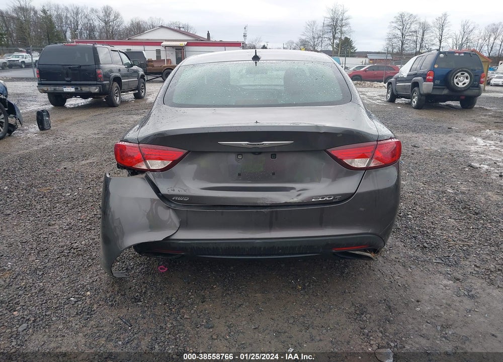 2015 CHRYSLER 200 S VIN: 1C3CCCDGXFN618083