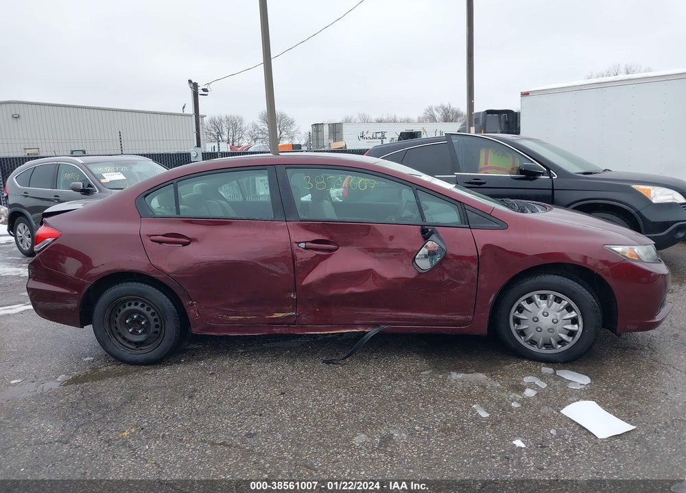 2015 HONDA CIVIC LX VIN: 19XFB2F59FE076724