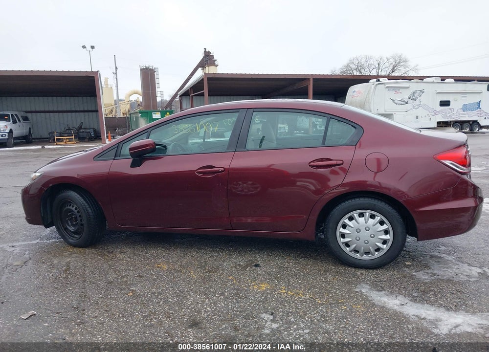 2015 HONDA CIVIC LX VIN: 19XFB2F59FE076724