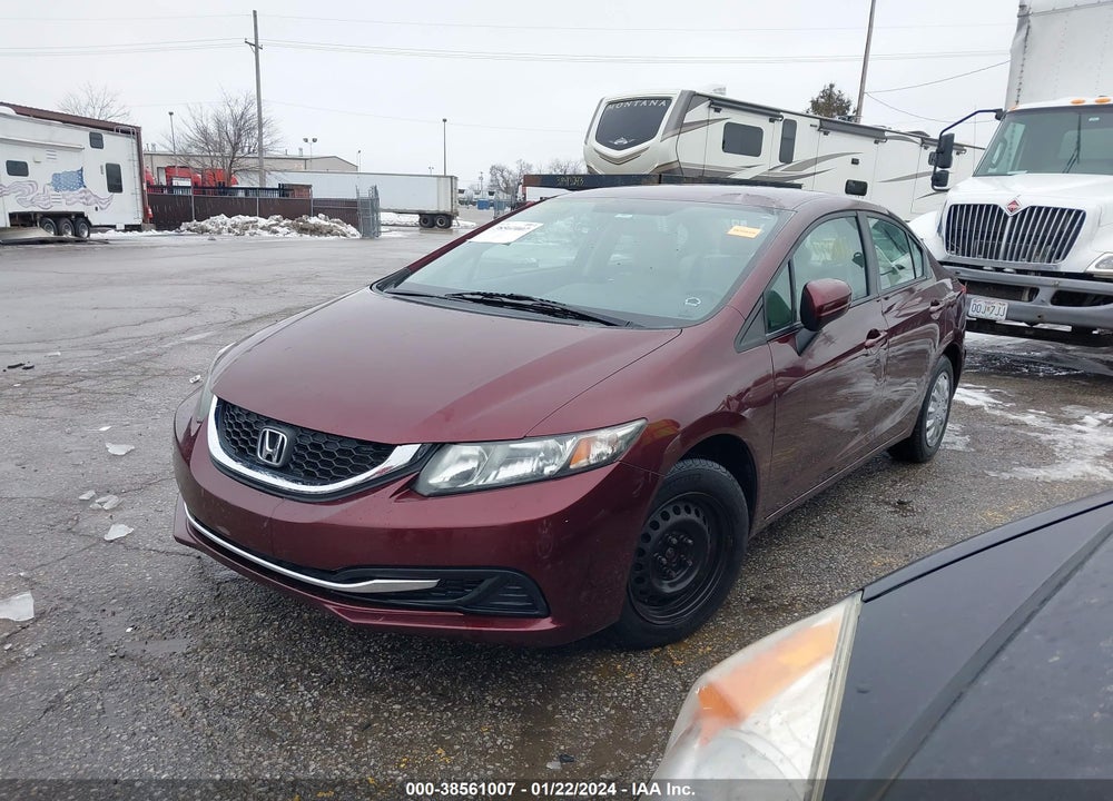 2015 HONDA CIVIC LX VIN: 19XFB2F59FE076724