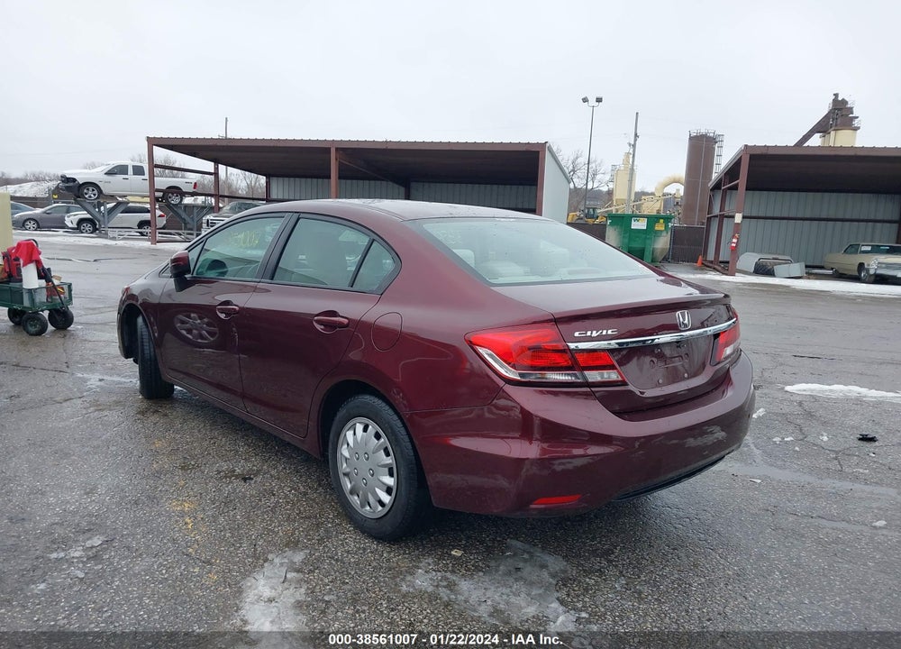2015 HONDA CIVIC LX VIN: 19XFB2F59FE076724