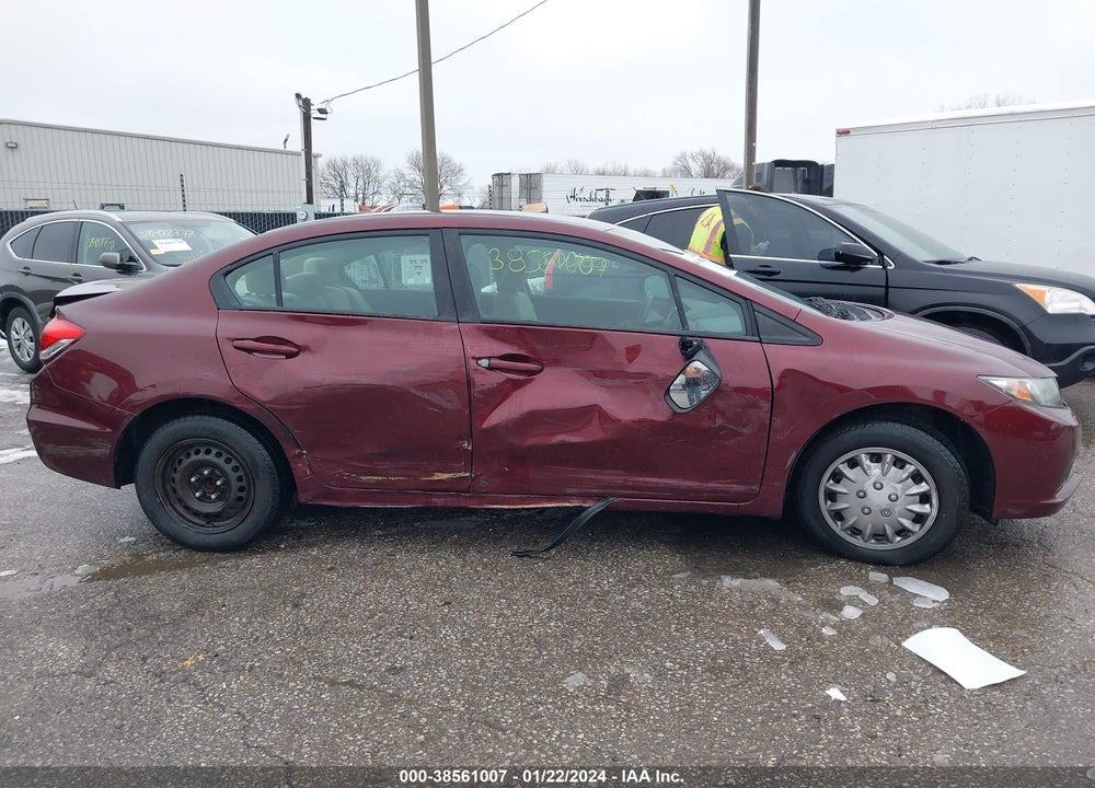 2015 HONDA CIVIC LX VIN: 19XFB2F59FE076724