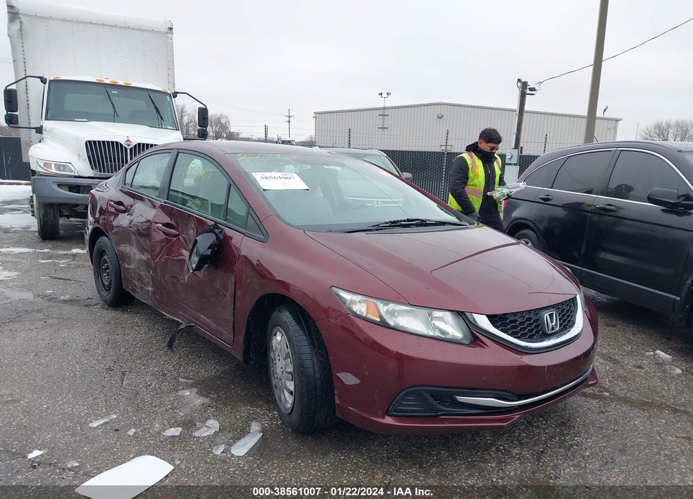 2015 HONDA CIVIC LX VIN: 19XFB2F59FE076724