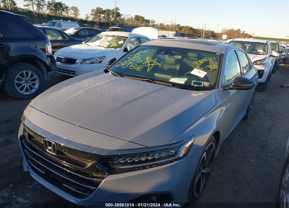 2022 HONDA ACCORD SPORT 2.0T VIN: 1HGCV2F30NA021042