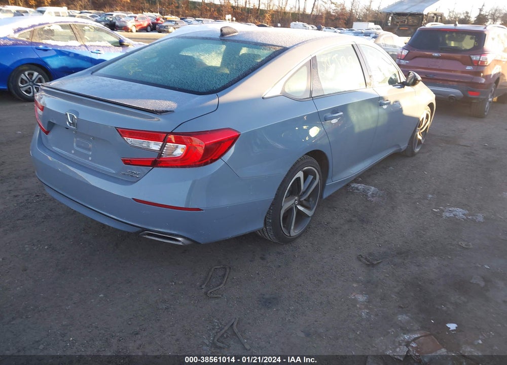 2022 HONDA ACCORD SPORT 2.0T VIN: 1HGCV2F30NA021042