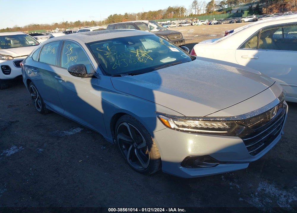 2022 HONDA ACCORD SPORT 2.0T VIN: 1HGCV2F30NA021042
