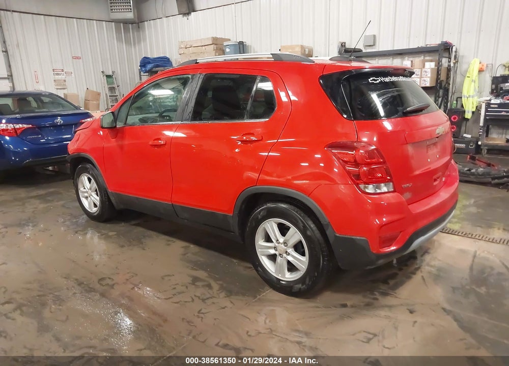 2017 CHEVROLET TRAX LT VIN: 3GNCJLSB9HL161687