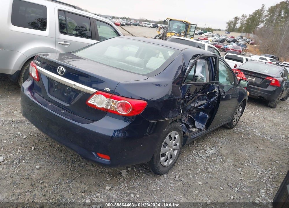 2011 TOYOTA COROLLA LE VIN: JTDBU4EE1B9163005