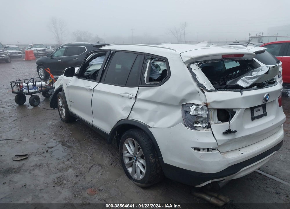 2017 BMW X3 XDRIVE28I VIN: 5UXWX9C58H0T09386
