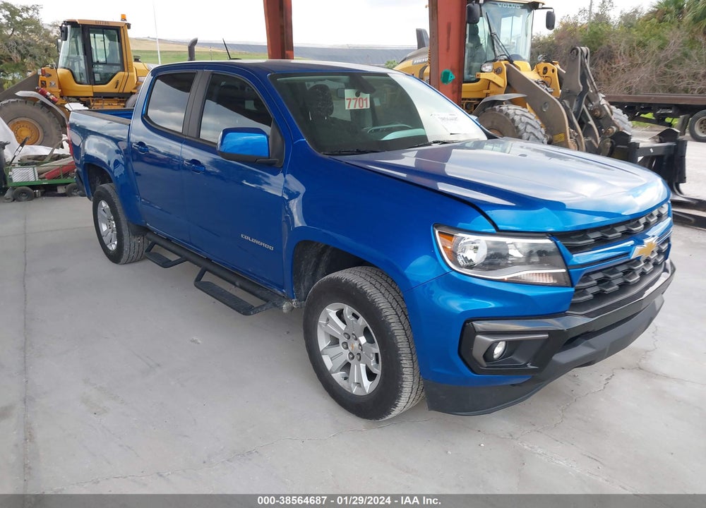 2022 CHEVROLET COLORADO 2WD SHORT BOX LT VIN: 1GCGSCEN9N1308817