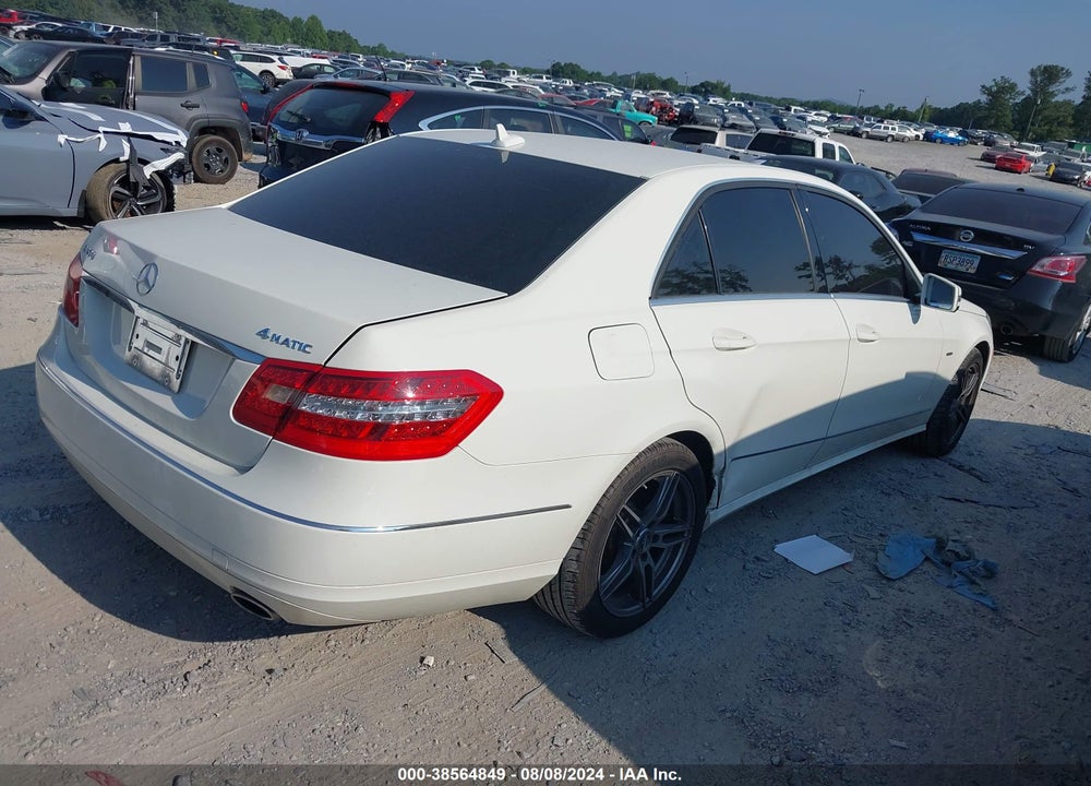 2012 MERCEDES-BENZ E 350 4MATIC VIN: WDDHF8JB3CA628249