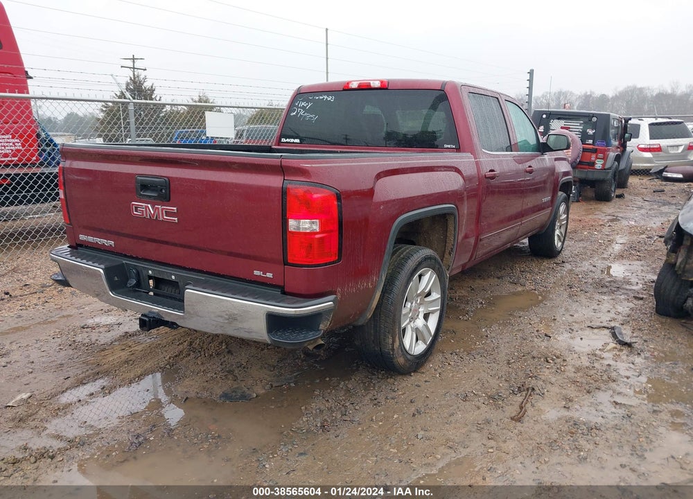2015 GMC SIERRA 1500 SLE VIN: 3GTP1UECXFG274851