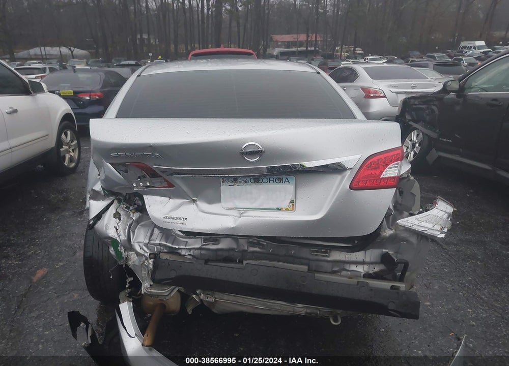 2015 NISSAN SENTRA S VIN: 3N1AB7AP4FY296807
