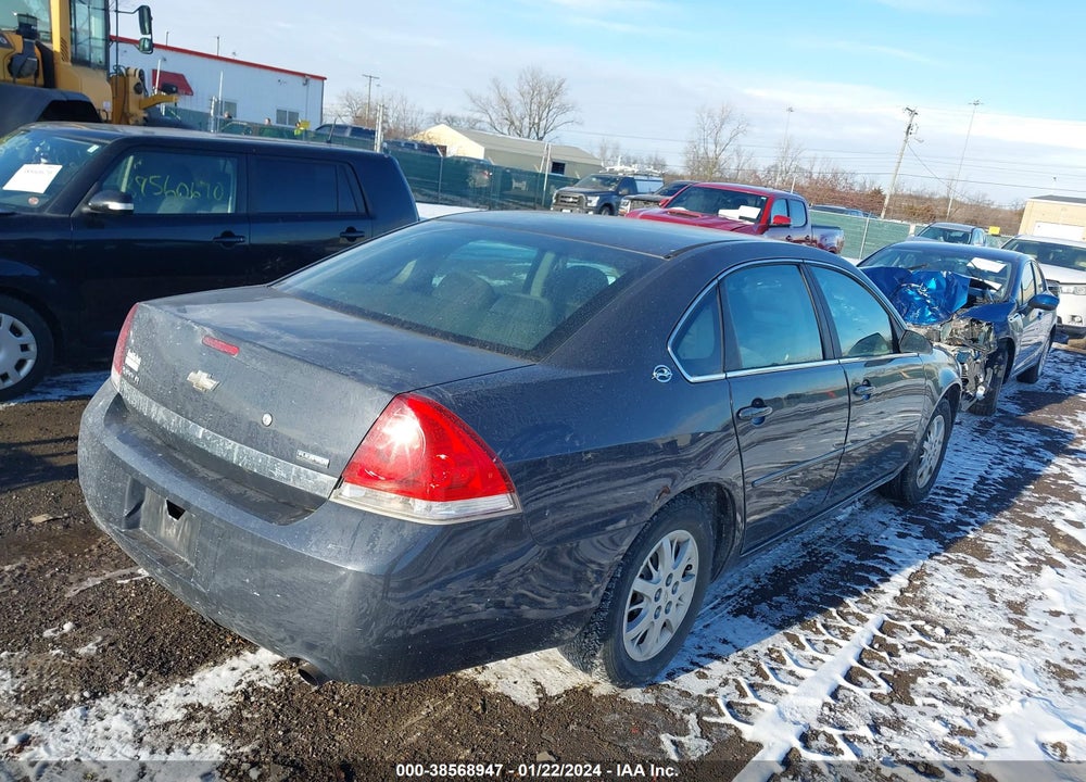 2008 CHEVROLET IMPALA POLICE VIN: 2G1WS553581339432