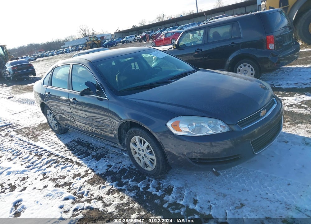 2008 CHEVROLET IMPALA POLICE VIN: 2G1WS553581339432