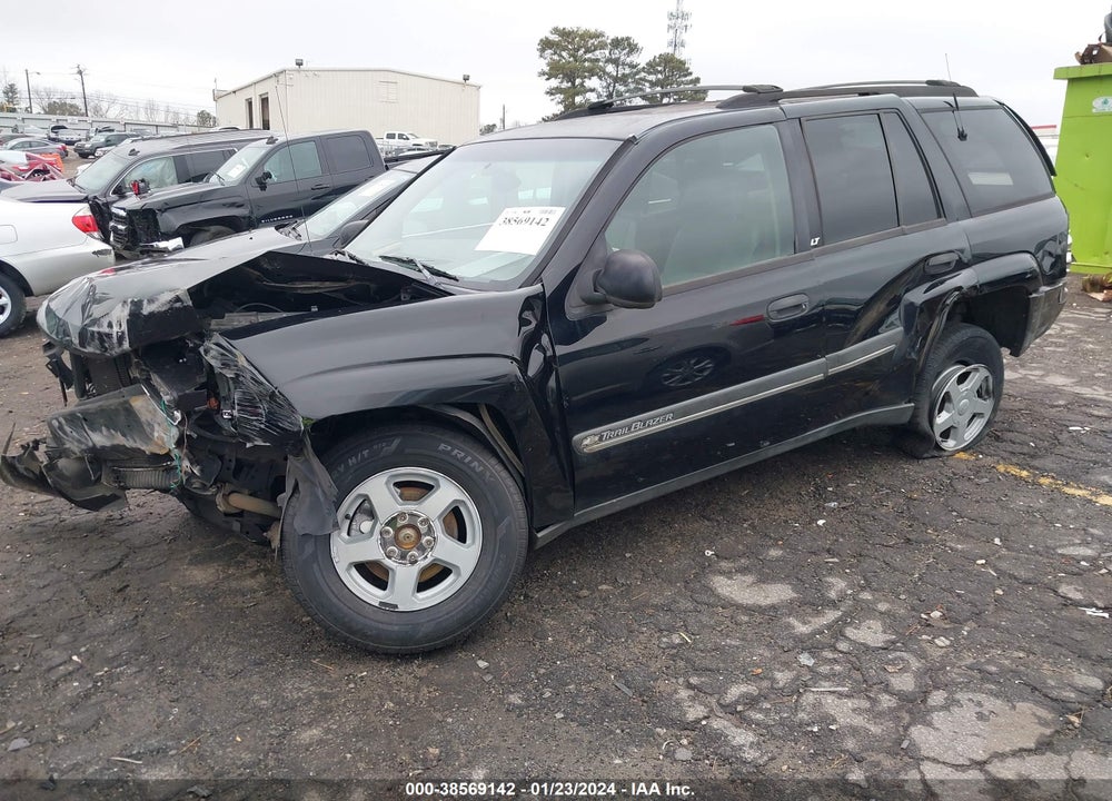 2002 CHEVROLET TRAILBLAZER LT VIN: 1GNDT13S522341212