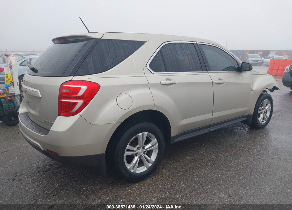 2016 CHEVROLET EQUINOX LS VIN: 1GNFLEEK8GZ104788