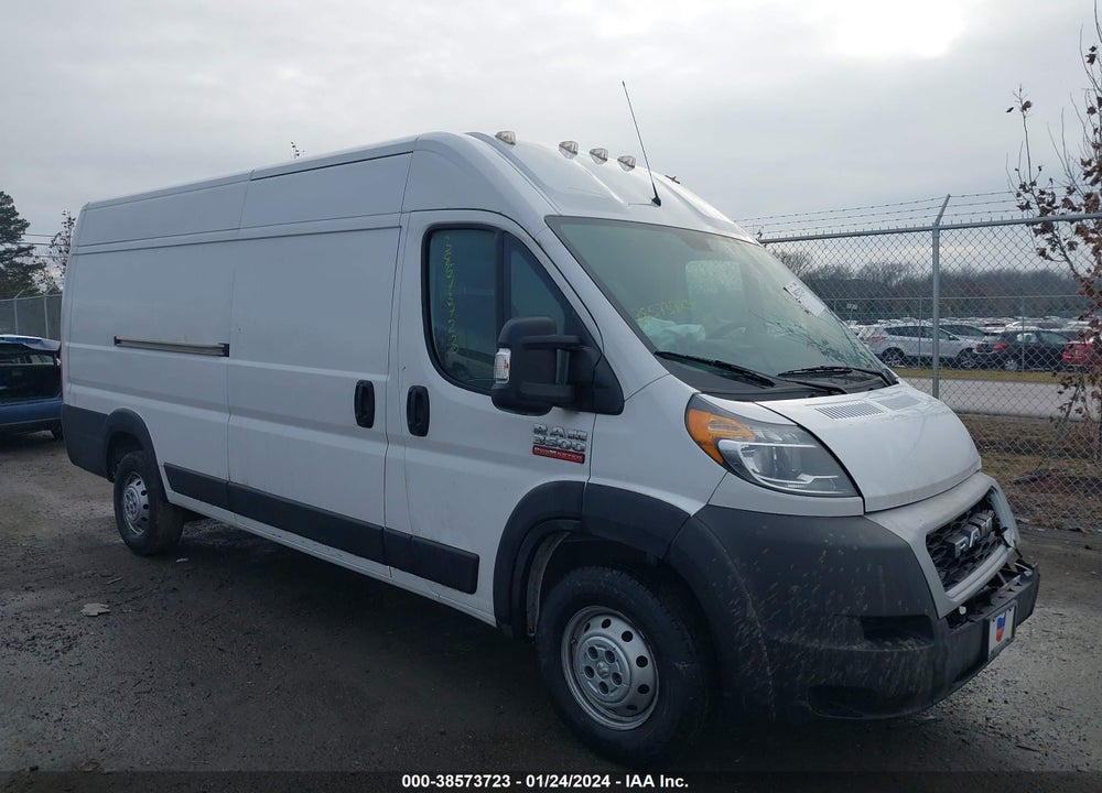 2021 RAM PROMASTER 3500 CARGO VAN HIGH ROOF 159 WB EXT VIN: 3C6MRVJG0ME532580