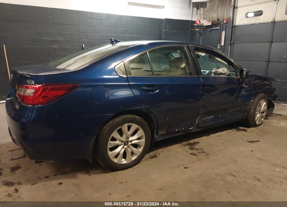 2017 SUBARU LEGACY 2.5I PREMIUM VIN: 4S3BNAF6XH3007656