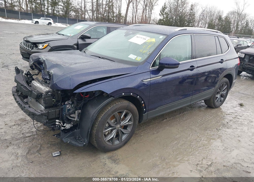 2022 VOLKSWAGEN TIGUAN 2.0T SE VIN: 3VV2B7AX4NM124205