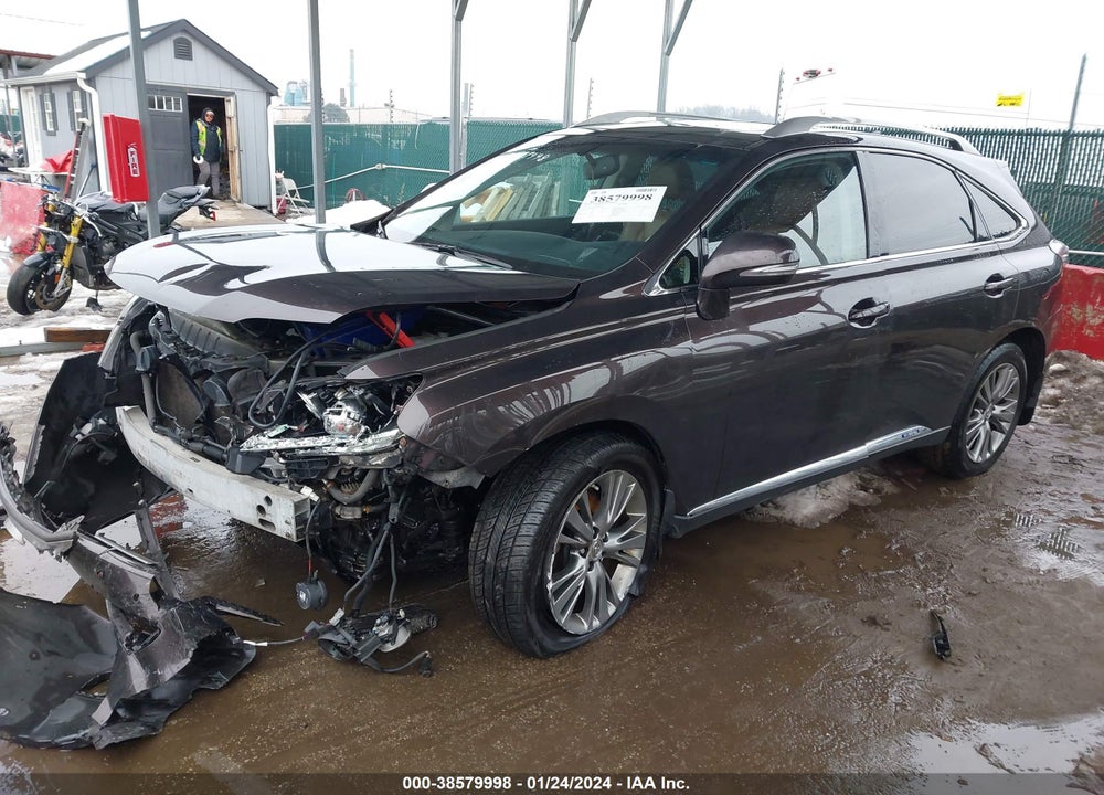 2014 LEXUS RX 450H VIN: JTJBC1BA8E2069104